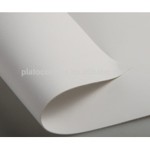 Thin waterproof tarpaulin fabric made in 100% polyester fabric with both side coated by pvc